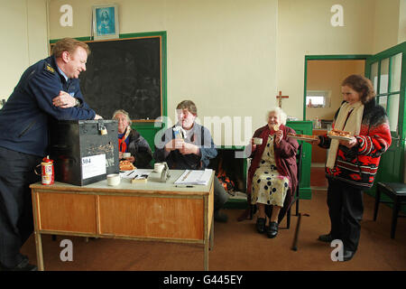 L'élection générale irlandaise Banque D'Images