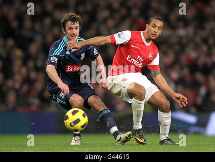 Soccer - Barclays Premier League - Arsenal v Stoke City - Emirates Stadium Banque D'Images