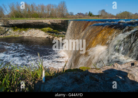 Avis de Jägala juga chute près de la ville de Tallinn, Estonie , Europe Banque D'Images