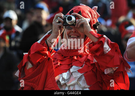 Rugby Union - RBS 6 Nations Championship 2011 - France v Pays de Galles - Stadio Flaminio Banque D'Images