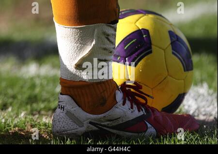 Vue générale d'un match de match officiel de la Nike Winter Premier League Banque D'Images