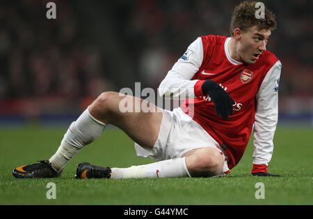 Football - FA Cup - Cinquième tour - Replay - Arsenal / Leyton Orient - Emirates Stadium. Nicklas Bendtner d'Arsenal pendant le match Banque D'Images