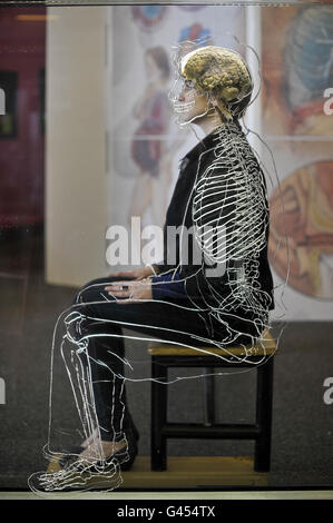 L'exposition du cerveau à Bristol Banque D'Images