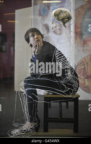 L'exposition du cerveau à Bristol Banque D'Images