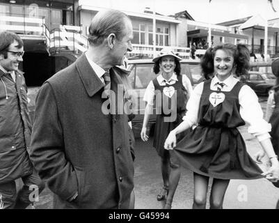 Image - Duc d'Édimbourg - Cambridge Boat Race Team Visitez - Putney, Londres Banque D'Images