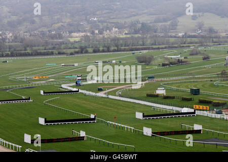 Horse Racing - Festival de Cheltenham Cheltenham Racecourse - Compte à rebours Banque D'Images