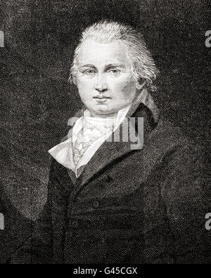 William Cobbett, 1763 - 1835. Pamphlétaire anglais, agriculteur et journaliste. Banque D'Images