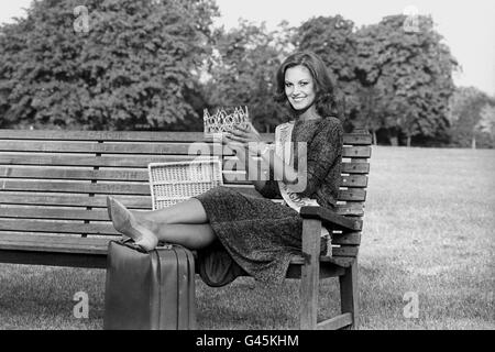 Le concours de beauté - Miss UK - Regents Park, Londres Banque D'Images