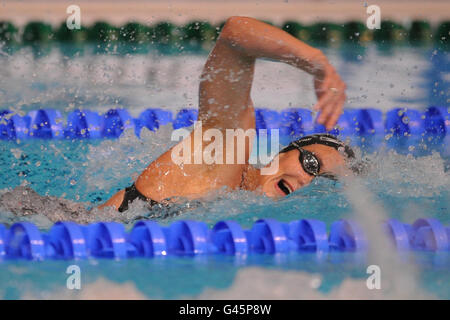 Keri-Anne Payne de Stockport Metro pendant l'Open féminin de 200 m Freestyle pendant les championnats britanniques de natation au gaz au centre aquatique de Manchester, à Manchester. Banque D'Images