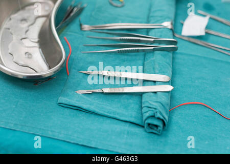 Les instruments chirurgicaux pour la chirurgie Banque D'Images