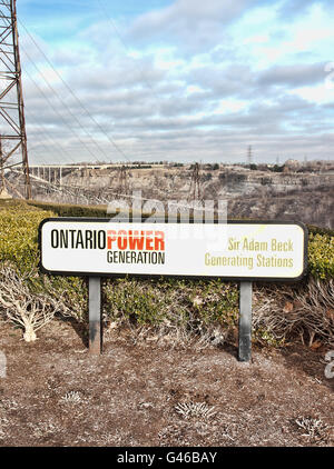 Ontario Power Generation sign Banque D'Images