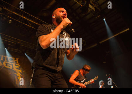 Milano, Italie 15 juin 2016 Killswitch Engage effectue vivent à Alcatraz, Milano. © Davide Merli / Alamy Live News Banque D'Images