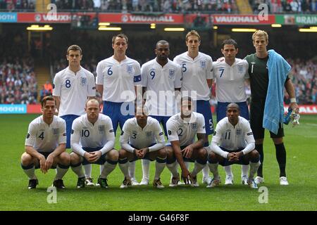 Football - UEFA Euro 2012 - Qualifications - Groupe G - Pays de Galles v Angleterre - Millennium Stadium Banque D'Images