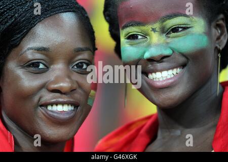 Football - International friendly - Angleterre v Ghana - Stade Wembley. Ghana fans dans les stands Banque D'Images