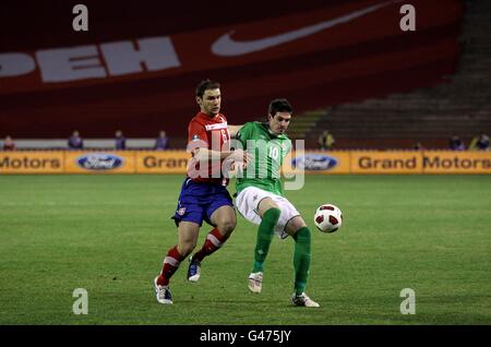 Football - UEFA Euro 2012 - Groupe C - Serbie v Irlande du Nord - Red Star Stadium Banque D'Images