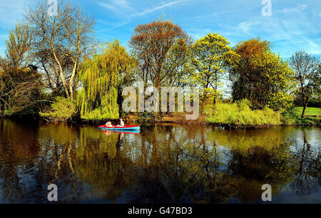 Temps de printemps 2011 - Markeaton Park, Derby Banque D'Images