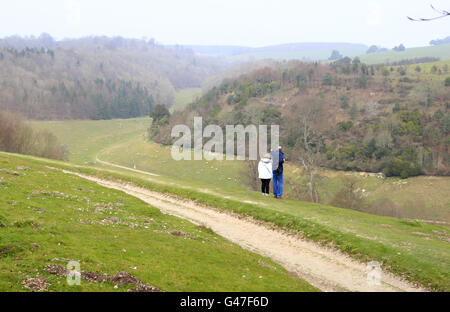 Le Parc National de South Downs Banque D'Images