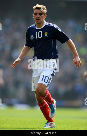 Football - International friendly - Ecosse v Brésil - Emirates Stadium. James Morrison, Écosse Banque D'Images