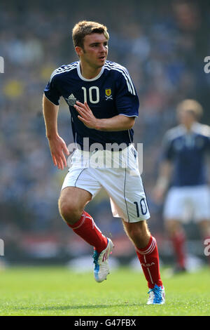 Football - International friendly - Ecosse v Brésil - Emirates Stadium. James Morrison, Écosse Banque D'Images