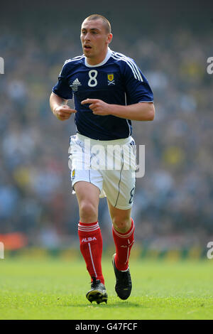 Football - International friendly - Ecosse v Brésil - Emirates Stadium. Scott Brown, Écosse Banque D'Images