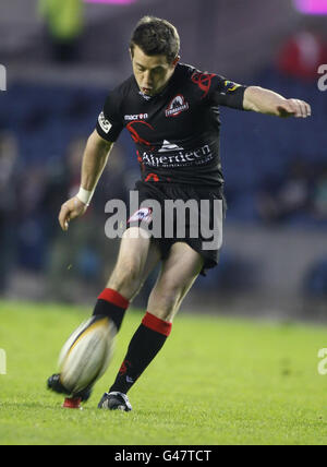 Rugby Union - Magners League - Edinburgh Rugby v Aironi rugby Murrayfield - Banque D'Images