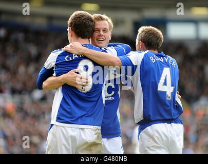 Football - Barclays Premier League - Birmingham City / Bolton Wanderers - St Andrew's.Craig Gardner (à gauche), de Birmingham City, célèbre son deuxième but Banque D'Images