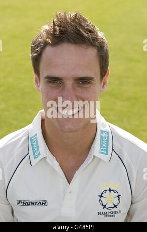 Cricket - 2011 Hampshire County Cricket Club Media Day - The Rose Bowl. David Griffiths, Hampshire CCC Banque D'Images