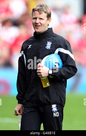 Football - Barclays Premier League - Liverpool / Birmingham City - Anfield. Nick Davies, directeur de la science du sport à Birmingham Banque D'Images