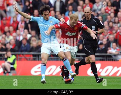 Football - Coupe - Semi Final - Manchester City v Manchester United - Stade de Wembley Banque D'Images