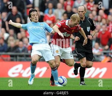 Football - Coupe - Semi Final - Manchester City v Manchester United - Stade de Wembley Banque D'Images