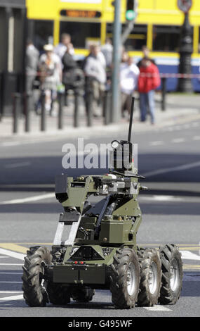 L'armée irlandaise stock neutralisation de bombes Banque D'Images