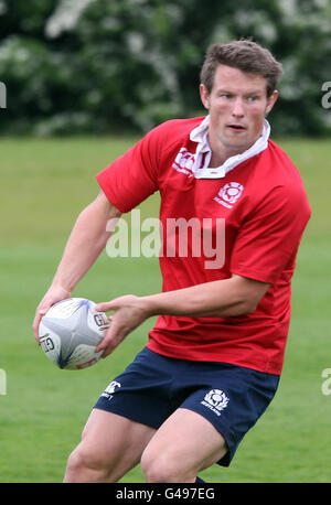 Rugby Union - Ecosse 7 Squad Annonce et session de formation - stade Murrayfield Banque D'Images