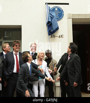 Dévoilement de la plaque de Dusty Springfield - Londres Banque D'Images