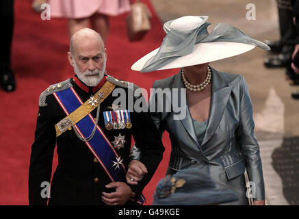 Le mariage royal. Prince et princesse Michael de Kent Banque D'Images