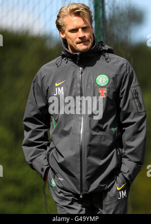 Soccer - Formation Celtique - Lennoxtown Training Centre Banque D'Images