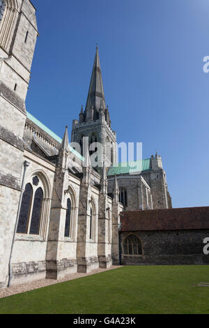 Références du transept sud de la cathédrale de Chichester, Chichester, West Sussex, Angleterre, Royaume-Uni, Europe Banque D'Images