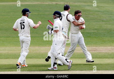 Cricket - Liverpool Victoria County Championship - Division One - v Warwickshire Lancashire - Jour deux - Edgbaston Banque D'Images