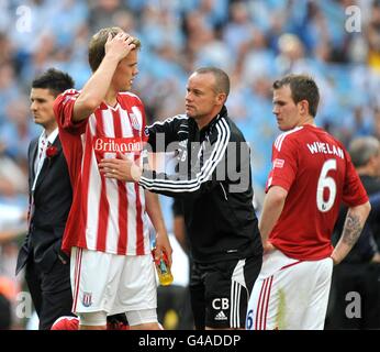 Football - FA Cup - Final - Manchester City v Stoke City - Stade de Wembley Banque D'Images