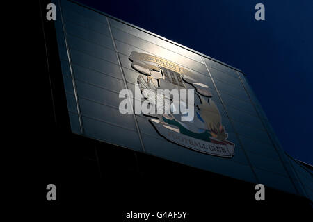 Football - championnat de npower football League - Coventry City v Scunthorpe United - Ricoh Arena.Vue sur le logo de Coventry City à l'extérieur de Ricoh Arena Banque D'Images