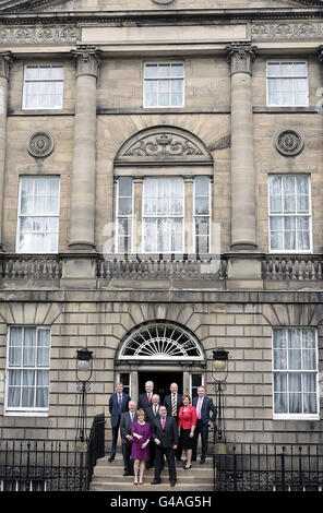 Salmond cabinet dévoile Banque D'Images