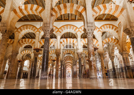 L'Mosque-Cathedral de Cordoue est le monument le plus significatif dans l'ensemble de l'ouest Monde musulman et l'un des plus am Banque D'Images