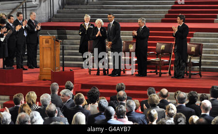 Le président Obama visite d'État à la France- Jour 2 Banque D'Images