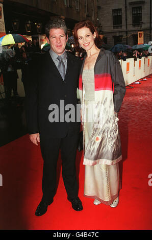 BAFTA Sigourney Weaver & mari Banque D'Images