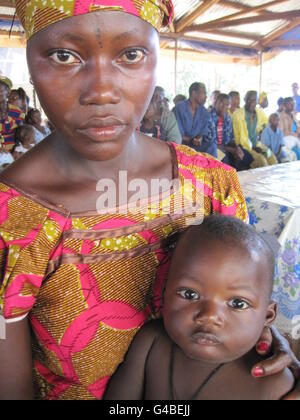 Vaccinations en Sierra Leone Banque D'Images