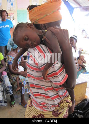 Vaccinations en Sierra Leone Banque D'Images