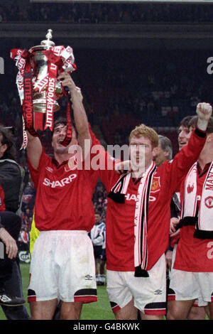 Football - FA Cup - Littlewoods Final - Manchester United v Liverpool - Stade de Wembley Banque D'Images