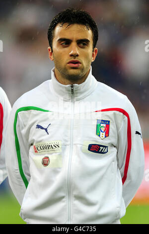 Football - International friendly - Italie / République d'Irlande - Stade Maurice Dufrasne. Giuseppe Rossi, Italie Banque D'Images