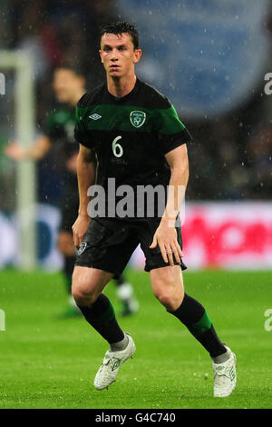 Football - International friendly - Italie / République d'Irlande - Stade Maurice Dufrasne. Kevin Foley, République d'Irlande Banque D'Images