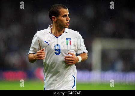 Football - International friendly - Italie / République d'Irlande - Stade Maurice Dufrasne. Sebastian Giovinco, Italie Banque D'Images