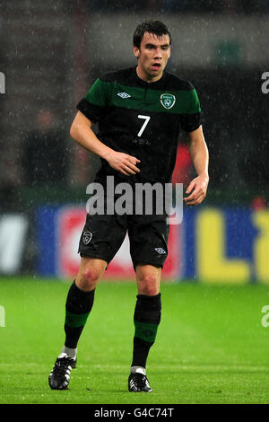 Football - International friendly - Italie / République d'Irlande - Stade Maurice Dufrasne. Seamus Coleman, République d'Irlande Banque D'Images